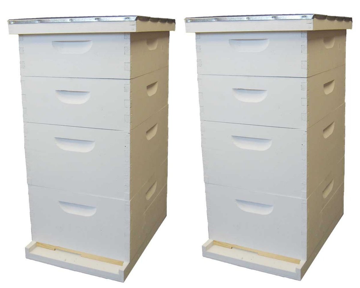 3D-printed beekeeping hive components made by Been's Bees